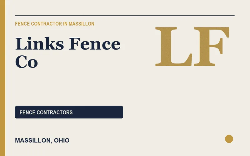 Links Fence Co in Massillon, Ohio