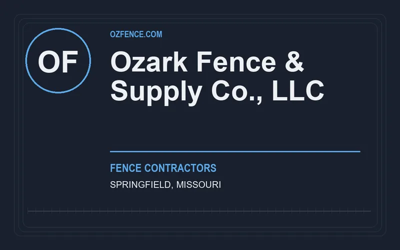 Ozark Fence & Supply Co., LLC in Springfield, Missouri