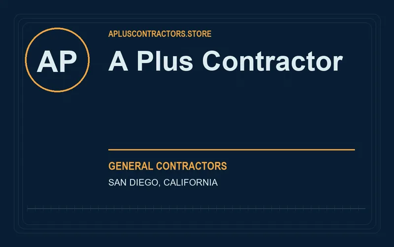 A Plus Contractor in San Diego, California