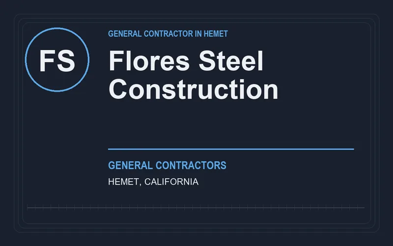 Flores Steel Construction in Hemet, California