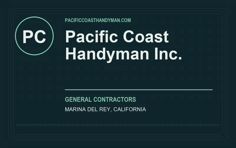 Pacific Coast Handyman Inc. in Marina Del Rey, California