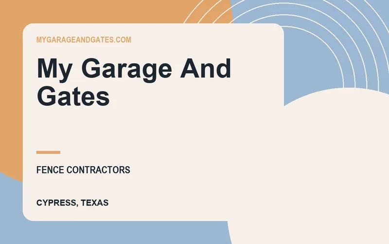 My Garage And Gates in Cypress, Texas