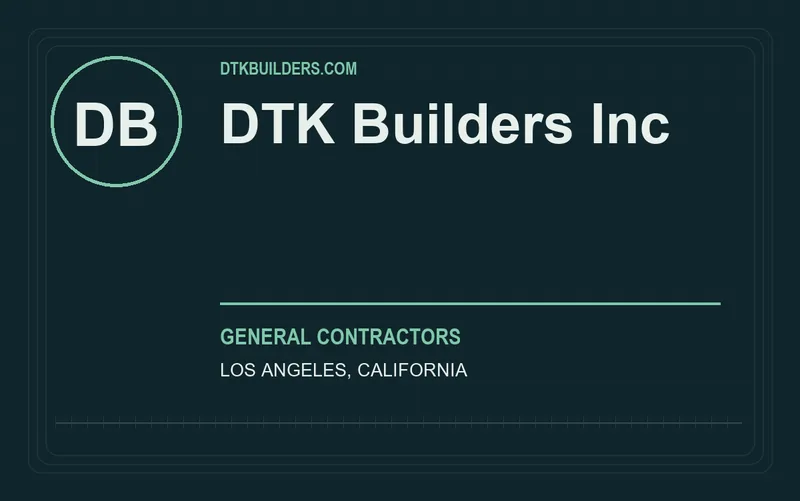 DTK Builders Inc in Los Angeles, California