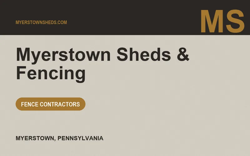 Myerstown Sheds & Fencing in Myerstown, Pennsylvania