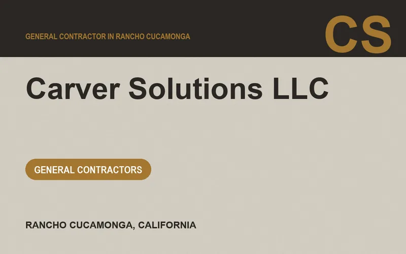 Carver Solutions LLC in Rancho Cucamonga, California
