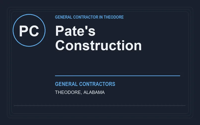 Pate's Construction in Theodore, Alabama