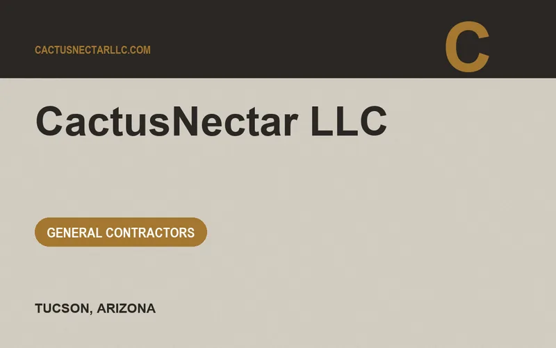 CactusNectar LLC in Tucson, Arizona