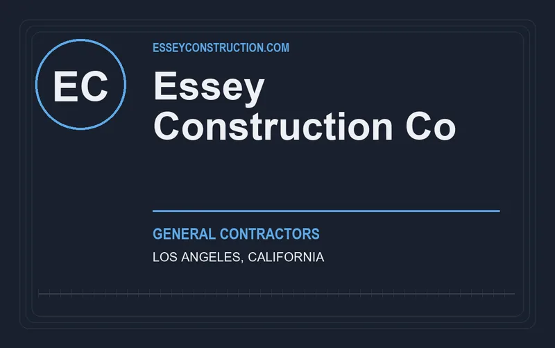 Essey Construction Co in Los Angeles, California