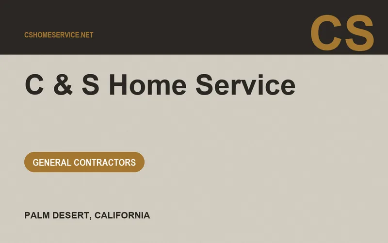 C & S Home Service in Palm Desert, California