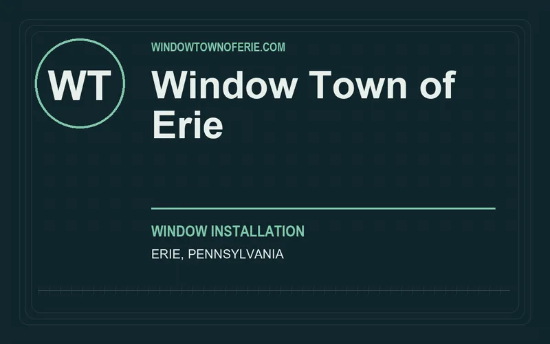 Window Town of Erie in Erie, Pennsylvania