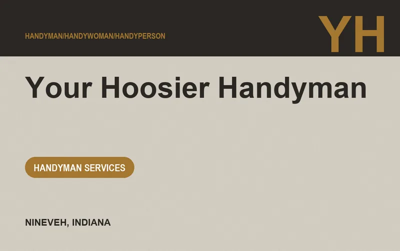 Your Hoosier Handyman in Nineveh, Indiana