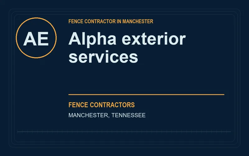Alpha exterior services in Manchester, Tennessee