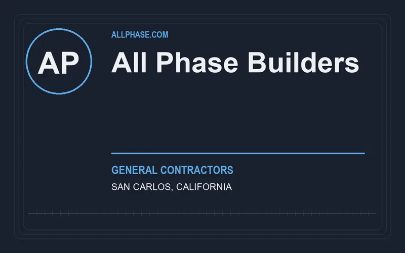 All Phase Builders in San Carlos, California