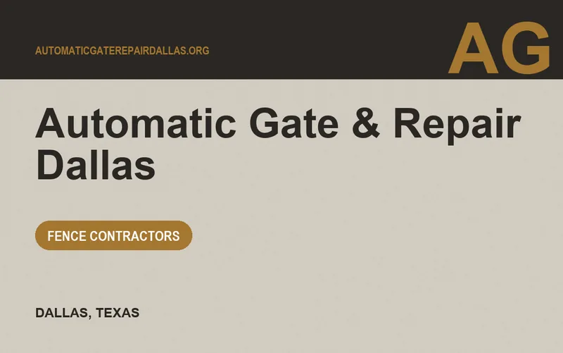 Automatic Gate & Repair Dallas in Dallas, Texas