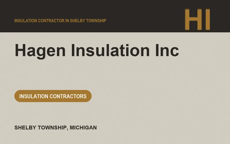 Hagen Insulation Inc in Shelby Township, Michigan
