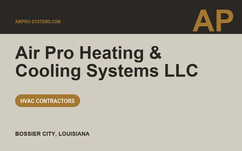 Air Pro Heating & Cooling Systems LLC in Bossier City, Louisiana