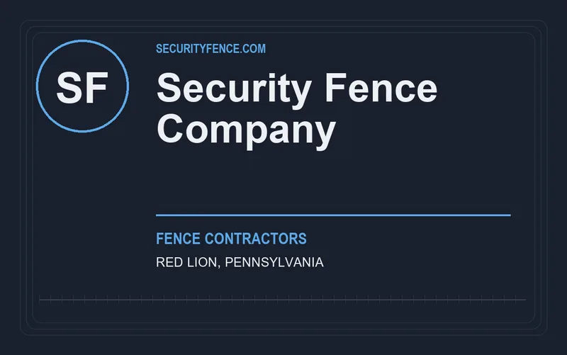 Security Fence Company in Red Lion, Pennsylvania
