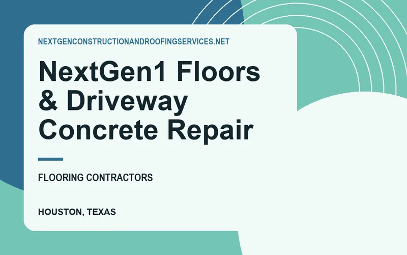 NextGen1 Floors & Driveway Concrete Repair in Houston, Texas