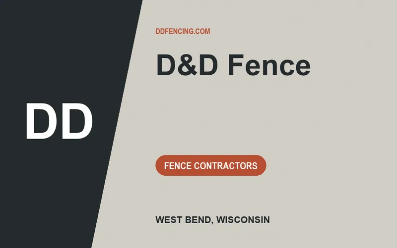 D&D Fence in West Bend, Wisconsin