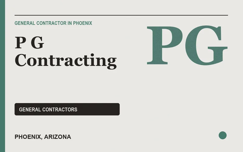 P G Contracting in Phoenix, Arizona