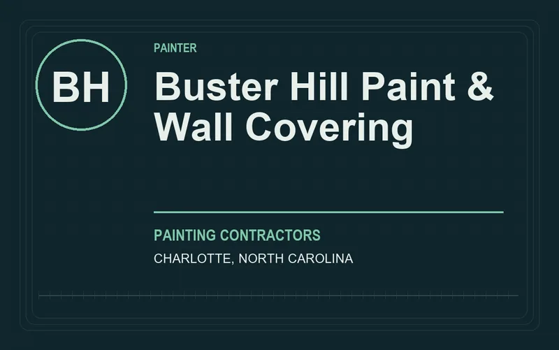 Buster Hill Paint & Wall Covering in Charlotte, North Carolina