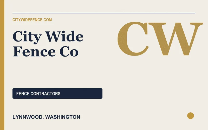 City Wide Fence Co in Lynnwood, Washington