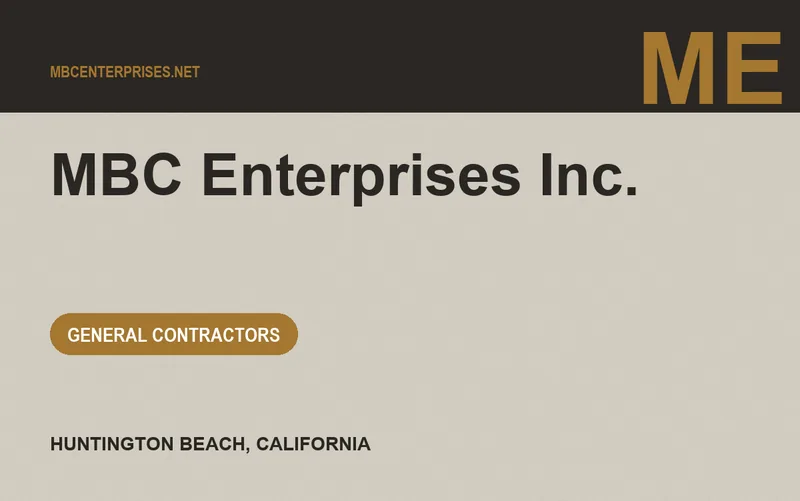 MBC Enterprises Inc. in Huntington Beach, California