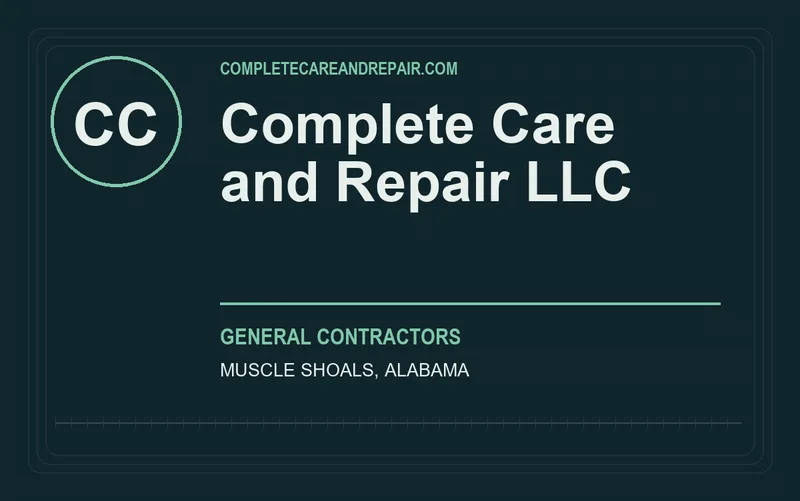 Complete Care and Repair LLC in Muscle Shoals, Alabama