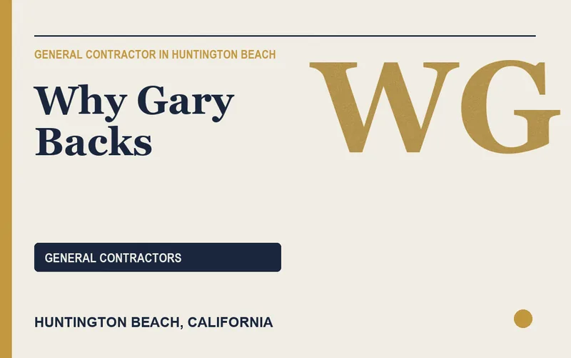 why gary backs in Huntington Beach, California