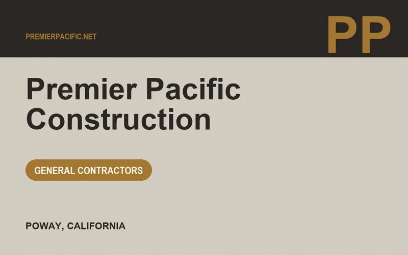Premier Pacific Construction in Poway, California