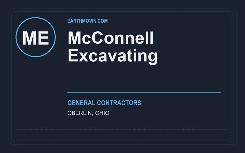 McConnell Excavating in Oberlin, Ohio