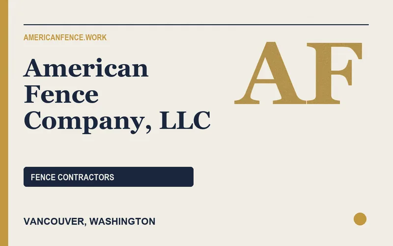 American Fence Company, LLC in Vancouver, Washington