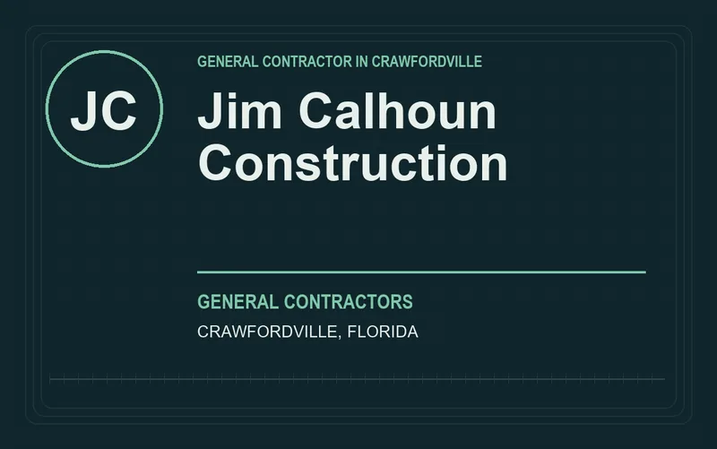 Jim Calhoun Construction in Crawfordville, Florida