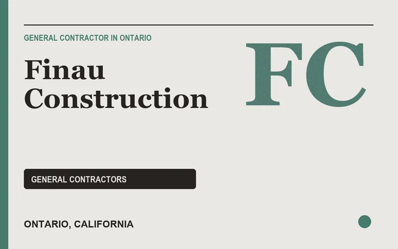 Finau Construction in Ontario, California