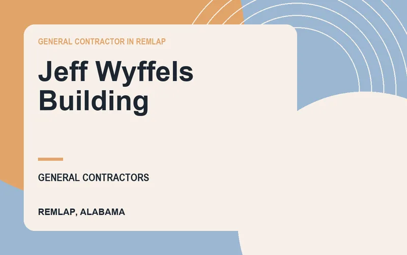 Jeff Wyffels Building in Remlap, Alabama