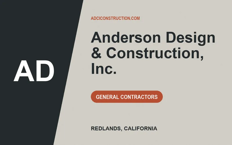 Anderson Design & Construction, Inc. in Redlands, California