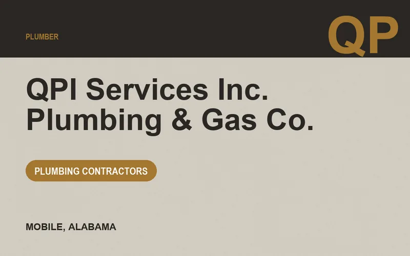 QPI Services Inc. Plumbing & Gas Co. in Mobile, Alabama