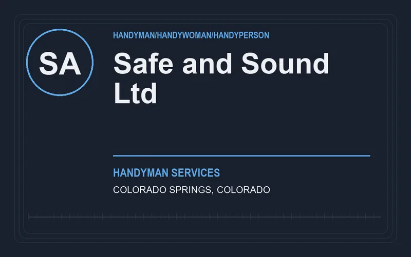 Safe and Sound Ltd in Colorado Springs, Colorado