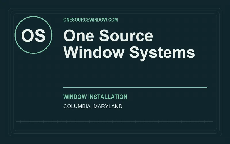 One Source Window Systems in Columbia, Maryland