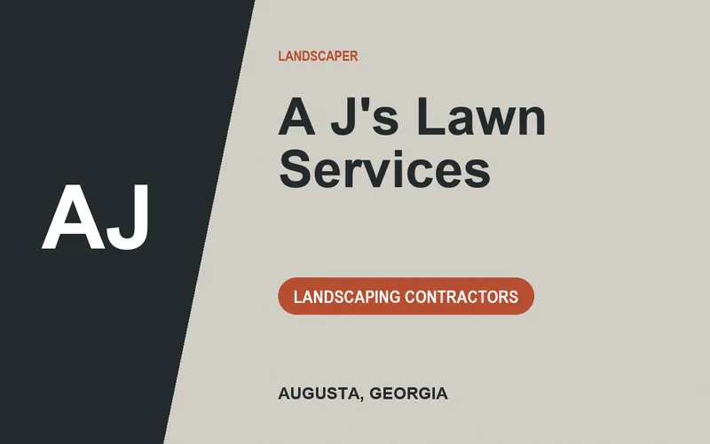 A J's Lawn Services in Augusta, Georgia