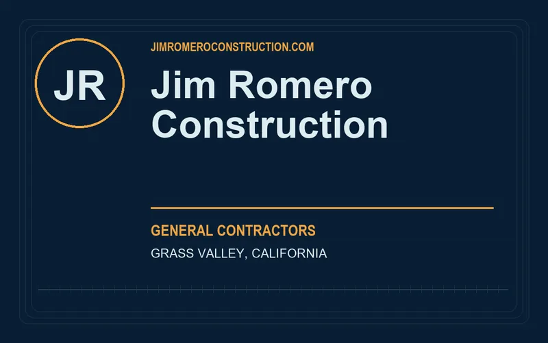 Jim Romero Construction in Grass Valley, California
