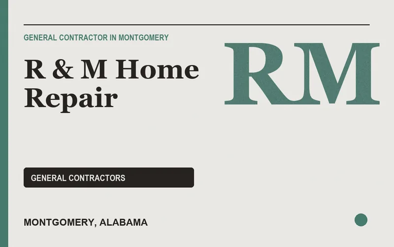 R & M Home Repair in Montgomery, Alabama