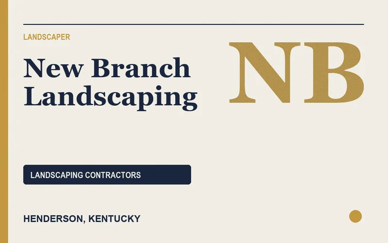New Branch Landscaping in Henderson, Kentucky