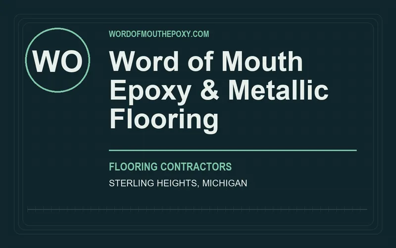 Word of Mouth Epoxy & Metallic Flooring in Sterling Heights, Michigan