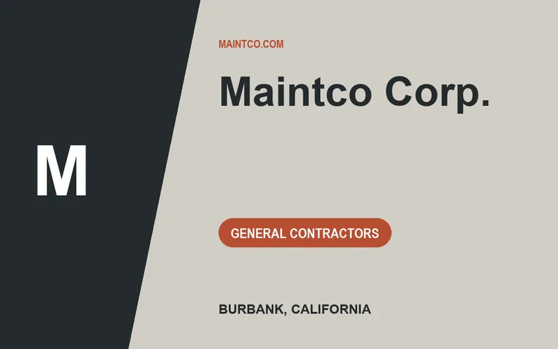 Maintco Corp. in Burbank, California