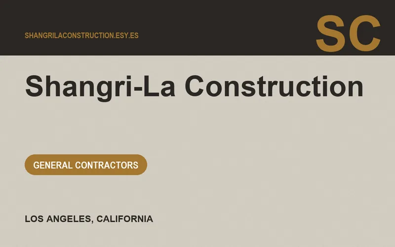 Shangri-La Construction in Los Angeles, California