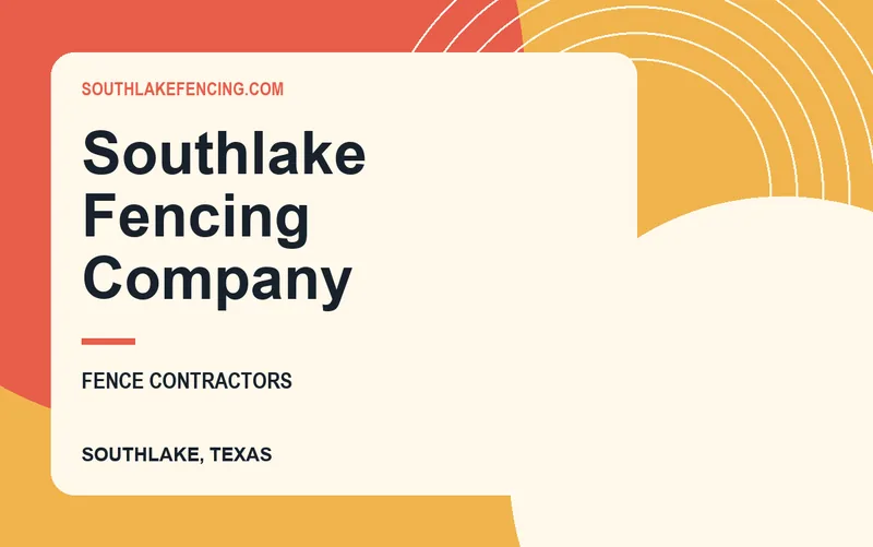 Southlake Fencing Company in Southlake, Texas