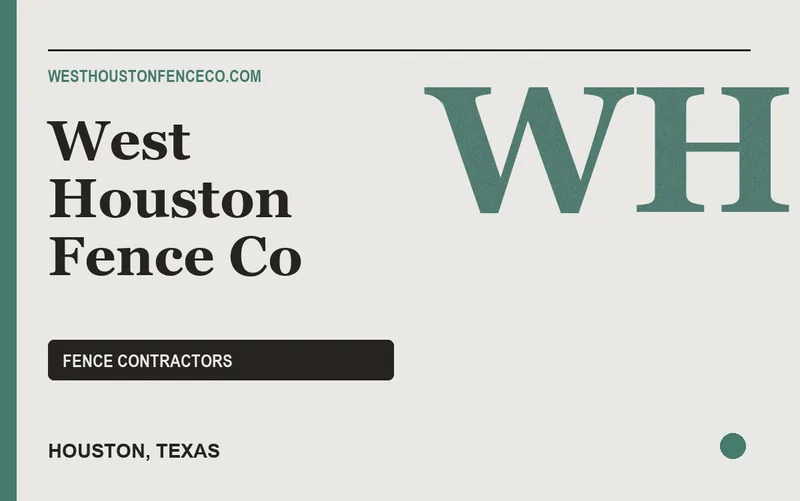 West Houston Fence Co in Houston, Texas