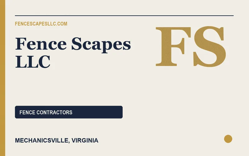 Fence Scapes LLC in Mechanicsville, Virginia