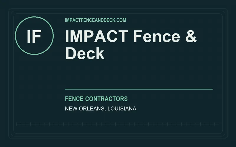 IMPACT Fence & Deck in New Orleans, Louisiana